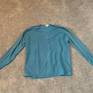 Ella Moss Size Large Aquamarine Tunic